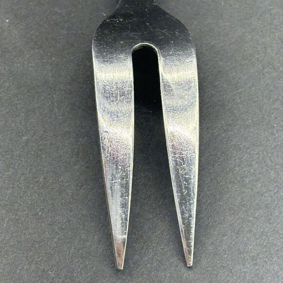 Jean Dubost Laguiole Diox Bee Carving‎ Fork Straight Tines Faux Mother of Pearl - Picture 9 of 16